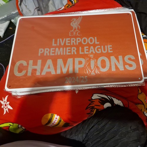 Liverpool metal sign champions - metal,