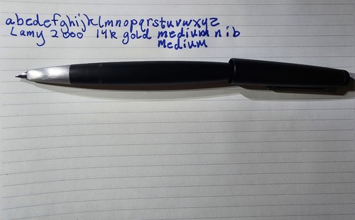 Lamy 2000 fountain - fountain, 14k