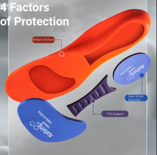 Orthopedic Sports Elasticity Insoles For Shoes Sole Unisex Technology Shock
