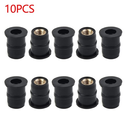 10x rubber well nuts 5mm - well,
