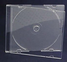Single slim frosted clear - single,