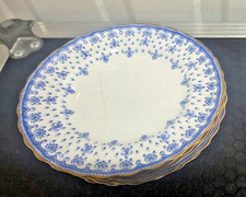 x6 Spode Fleur De Lys Blue