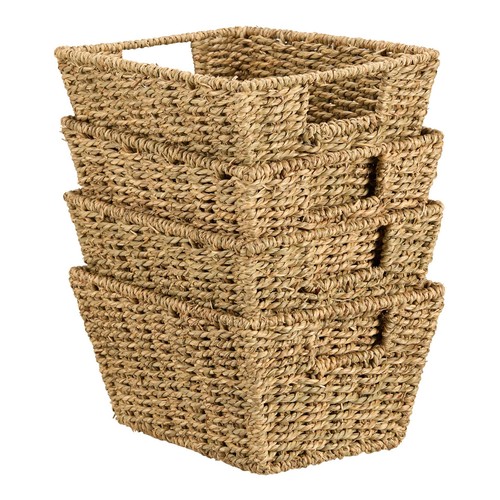 Seagrass storage baskets - storage, baskets,