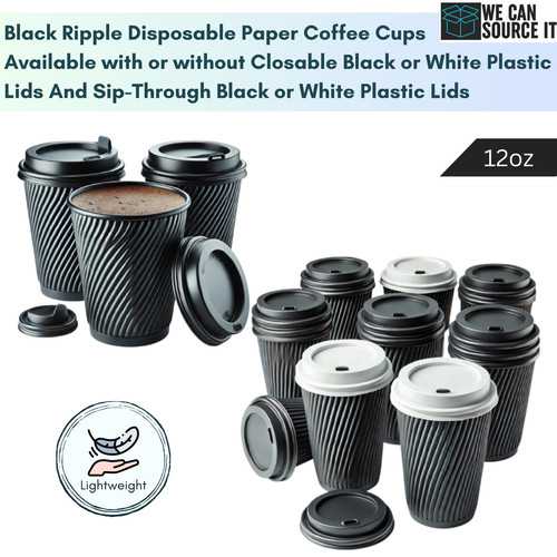 Black ripple paper - black,
