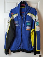 TYCO TEAM SUZUKI MOTO RACING HOODED ZIPPED JACKET SIZE 3XL