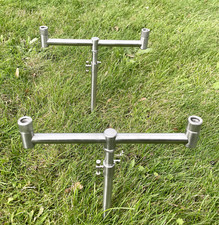 NGT Bank Stick Buzz Bar Set 2 ROD Short Stainless Steel Carp Coarse Fishing