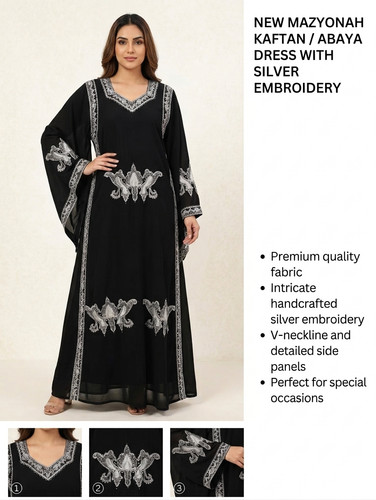 Women black embroidered - ,