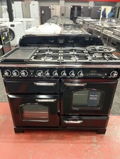 Rangemaster CDL110DFFBL/C 110cm Dual Fuel Range Cooker Classic Deluxe Black