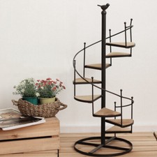 Spiral Display Stand Industrial Staircase Rack Ornaments Holder Table Decoration