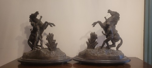 Pair antique marley - a,