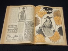 1918-1919 MADAME FRENCH MAGAZINE BOUND VOLUMES - 2 VOLUMES - KD 944F