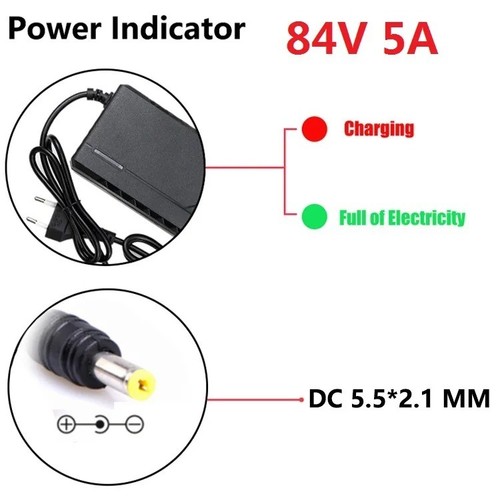 72v charger 20s - 5a, lithium-ion