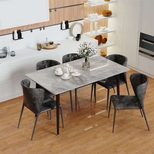 Rectangular marble dining - marble,