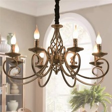 Rustic 8 Light French Country