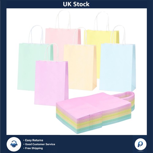 30pcs gift bag paper pastel - 30pcs,