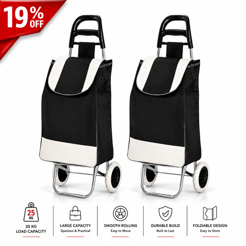 37l foldable shopping cart - 37l,