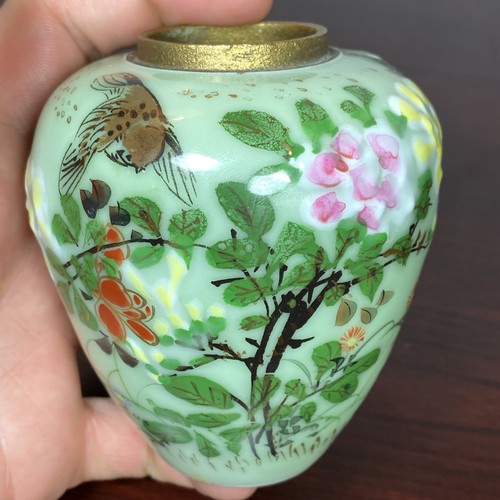Kasuga kutani hand painted - kutani,