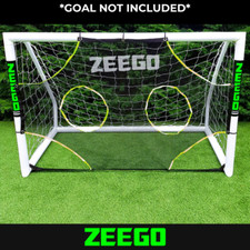 ZEEGO Football Goal Target Sheet Improves Shooting Accuracy - Goal Attachment