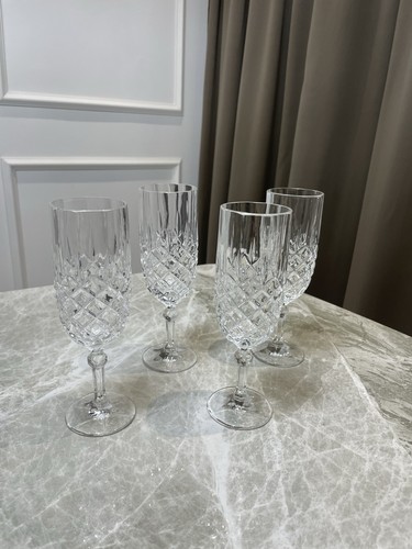 Vintage cut glass - cut, champagne