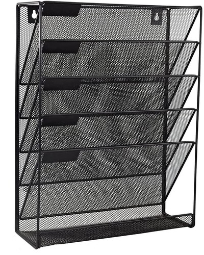 Black magazine rack - rack, document