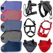 Toy Pony Saddle, Bridle, Rugs