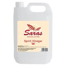 Saras White Vinegar - 5L (Pack of 1/ 2 & 4) | Natural & Multi-Purpose