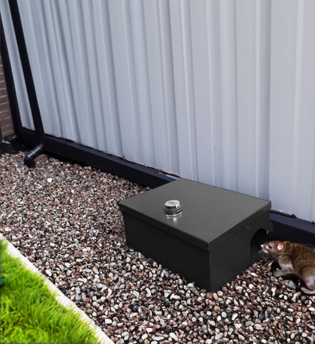 Rodent bait box trap rat - trap,