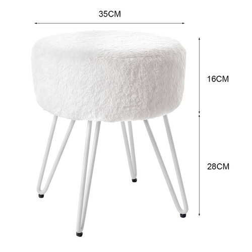 Vanity fluffy plush dressing - vanity,