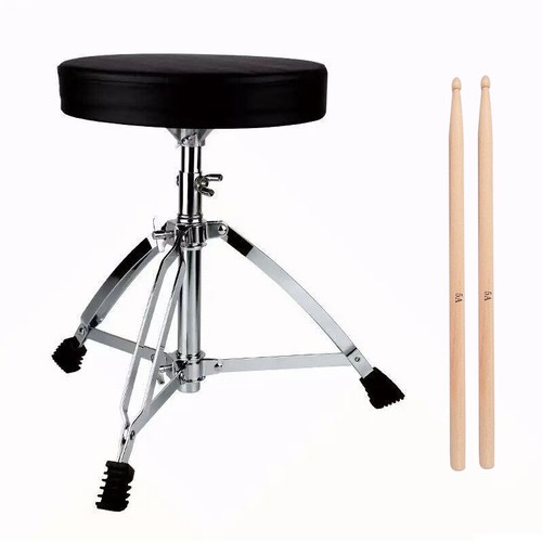 Black padded drum - drum, stool