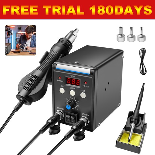 Soldering iron station - iron, hot