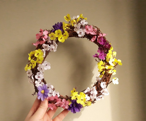 Spring and easter wreath for - spring,