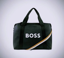 Hugo Boss Men's Duffle Holdall Gym Holiday Sports Bag Black BRAND NEW