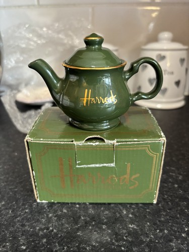 Harrods miniature teapot - harrods,