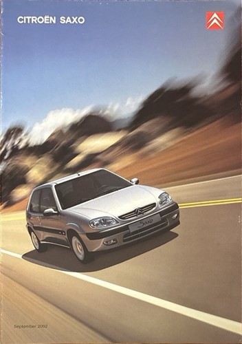 Citroen saxo brochure - brochure,