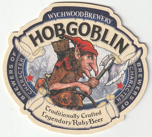 Beer mat wychwood brewery - beer,