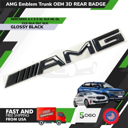 Amg chrome emblem trunk - amg, oem