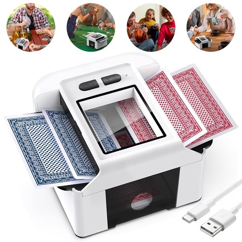 Automatic card shuffler - automatic,