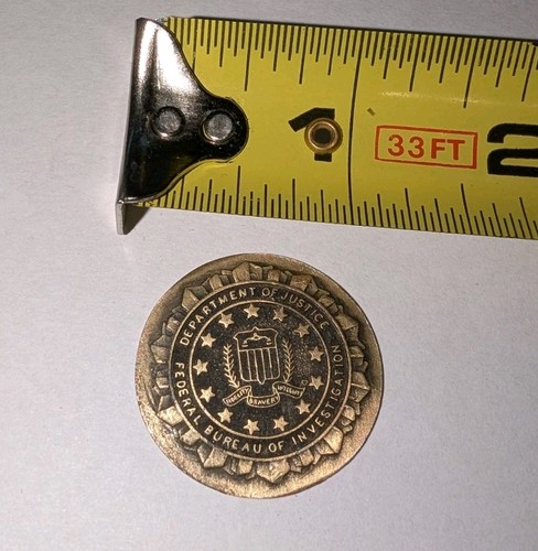 Vintage solid brass fbi - vintage,