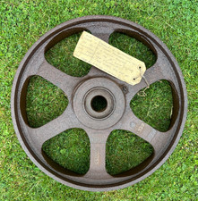 WW2 BRITISH BREN CARRIER WHEEL DATED 1939 SOUVENIR OF DUNKIRK 1940 WORMHOUDT