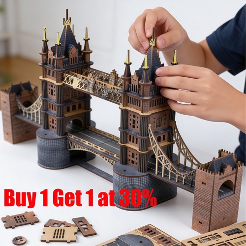 London bridge wooden - 3d, puzzle