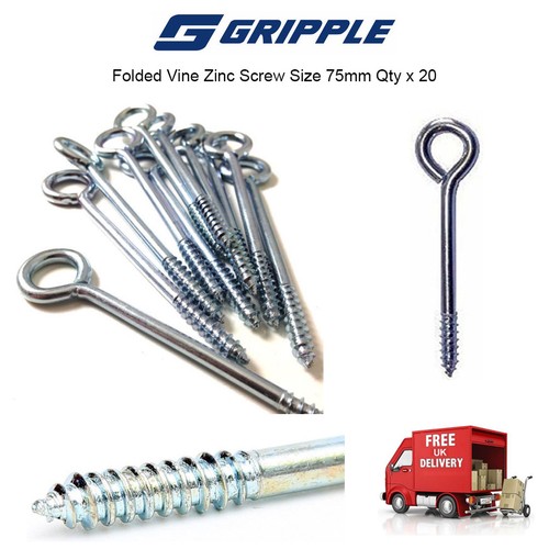 Gripple folded eye steel - folded,