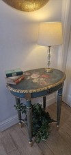 Vintage Green Decoupaged Table