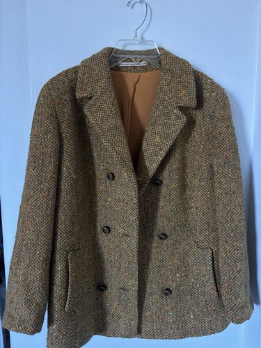 Vintage irish wool tweed - wool,