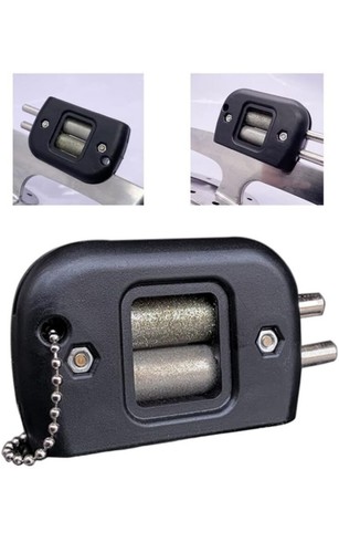 Handheld ice skate blade - skate,