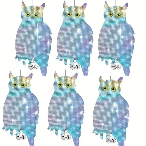 Owl shape discs reflective - owl,