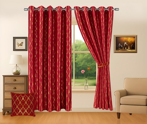Curtains metallic silver - metallic, foil