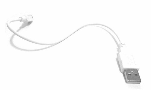 White usb cable lead cord - white,