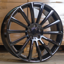 22" x9/10 black turbine alloy