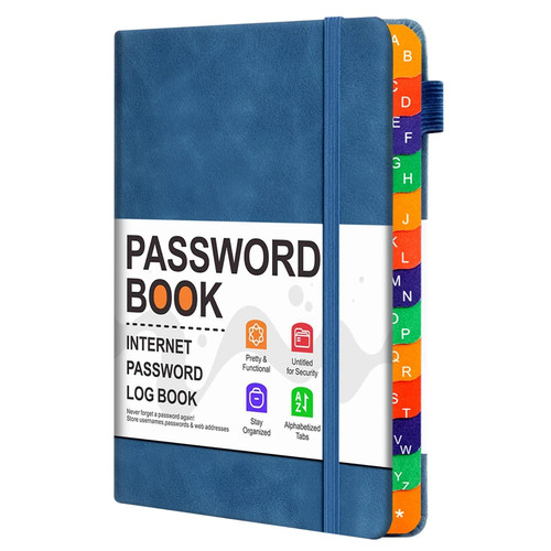 Password book medium pocket - -,