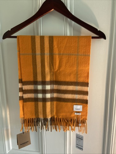 Burberry 100 cashmere orange - cashmere,